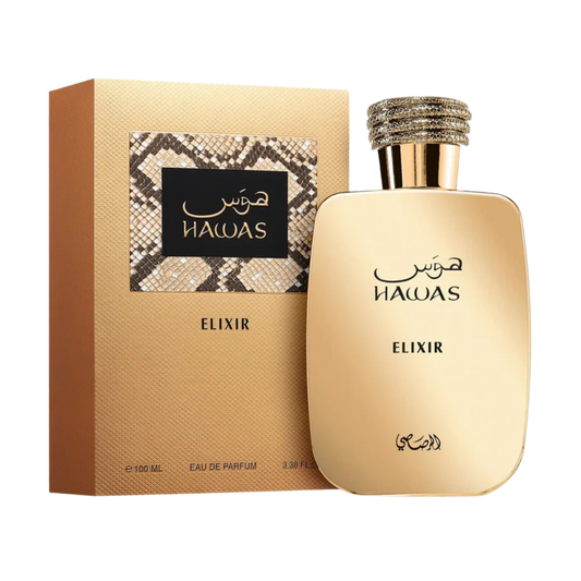 Rasasi Hawas Elixir EDP 100ml Hombre - Prestige Perfumería Viña del Mar